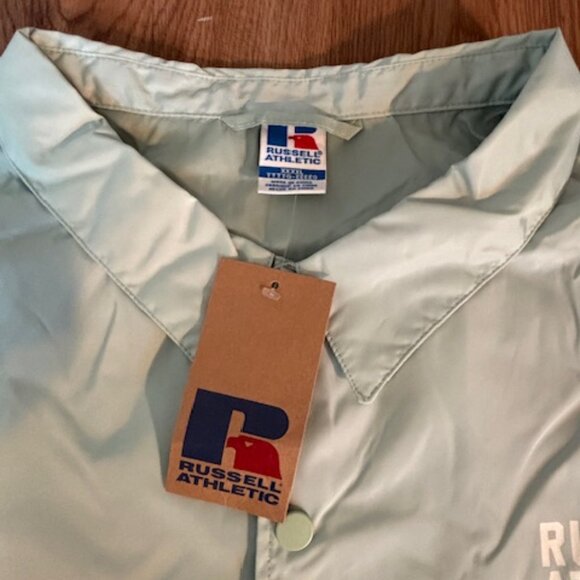 Russell Athletics Mens NWT Light Green Golf Sport Windbreaker Big & Tall 4XL - Picture 3 of 6